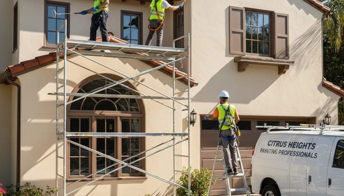 Painting contractors in Sacramento, CA providing professional interior and exterior painting services
