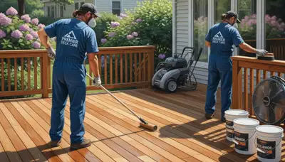 Deck sealing service in Sacramento, CA for durable, sun-protected outdoor wood decks