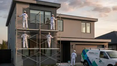 Exterior house painting in Sacramento, CA by Sacramento Paint Pros for lasting weather protection