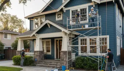 Sacramento, CA painting contractors providing professional interior and exterior house painting services