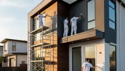 Sacramento, CA house painters applying durable interior and exterior paint finishes