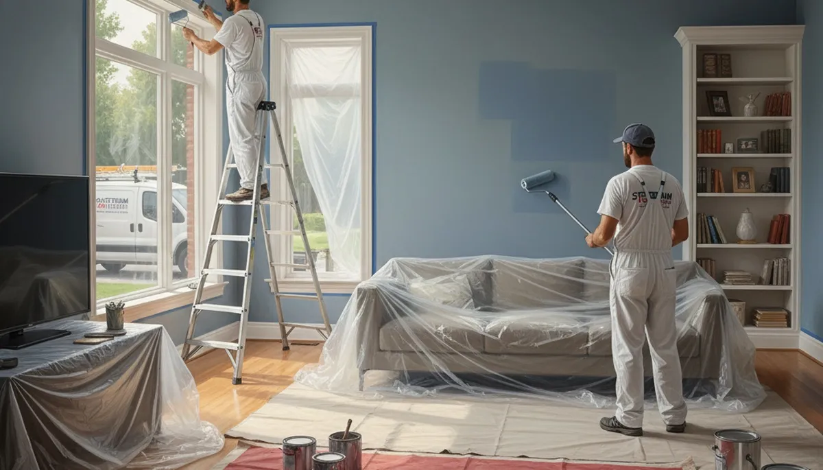 Interior house painting service in Sacramento, CA by Sacramento Paint Pros