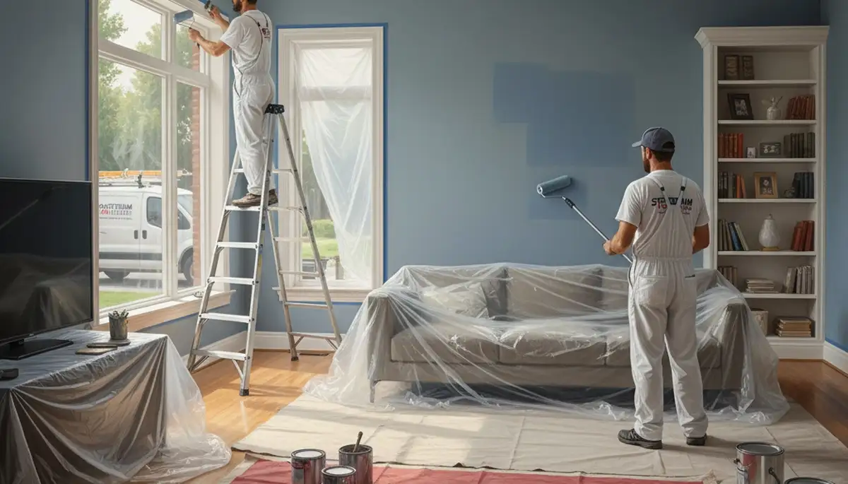 Interior house painting service in Sacramento, CA by Sacramento Paint Pros