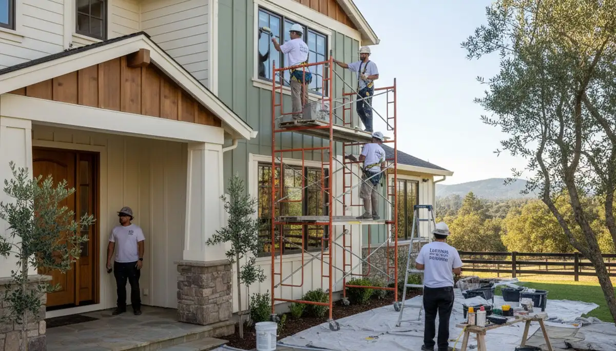 Painting contractor in Sacramento, CA providing professional interior and exterior painting services