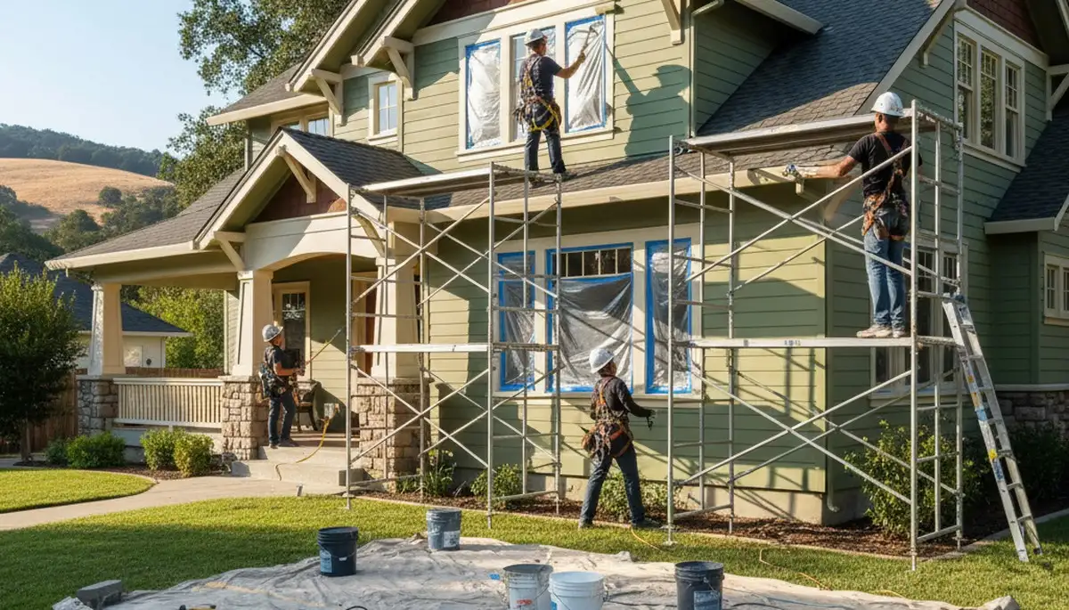 Painting contractors in Sacramento, CA providing professional interior and exterior painting services